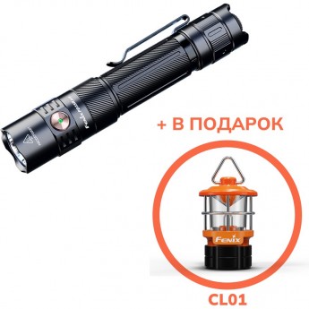 Фонарь тактический FENIX PD35R ACE + CL01 оранжевый + Подарок