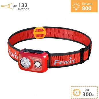 Налобный фонарь FENIX HL32R-T Red
